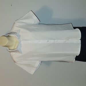 Atnlewhit White Fitted Blouse